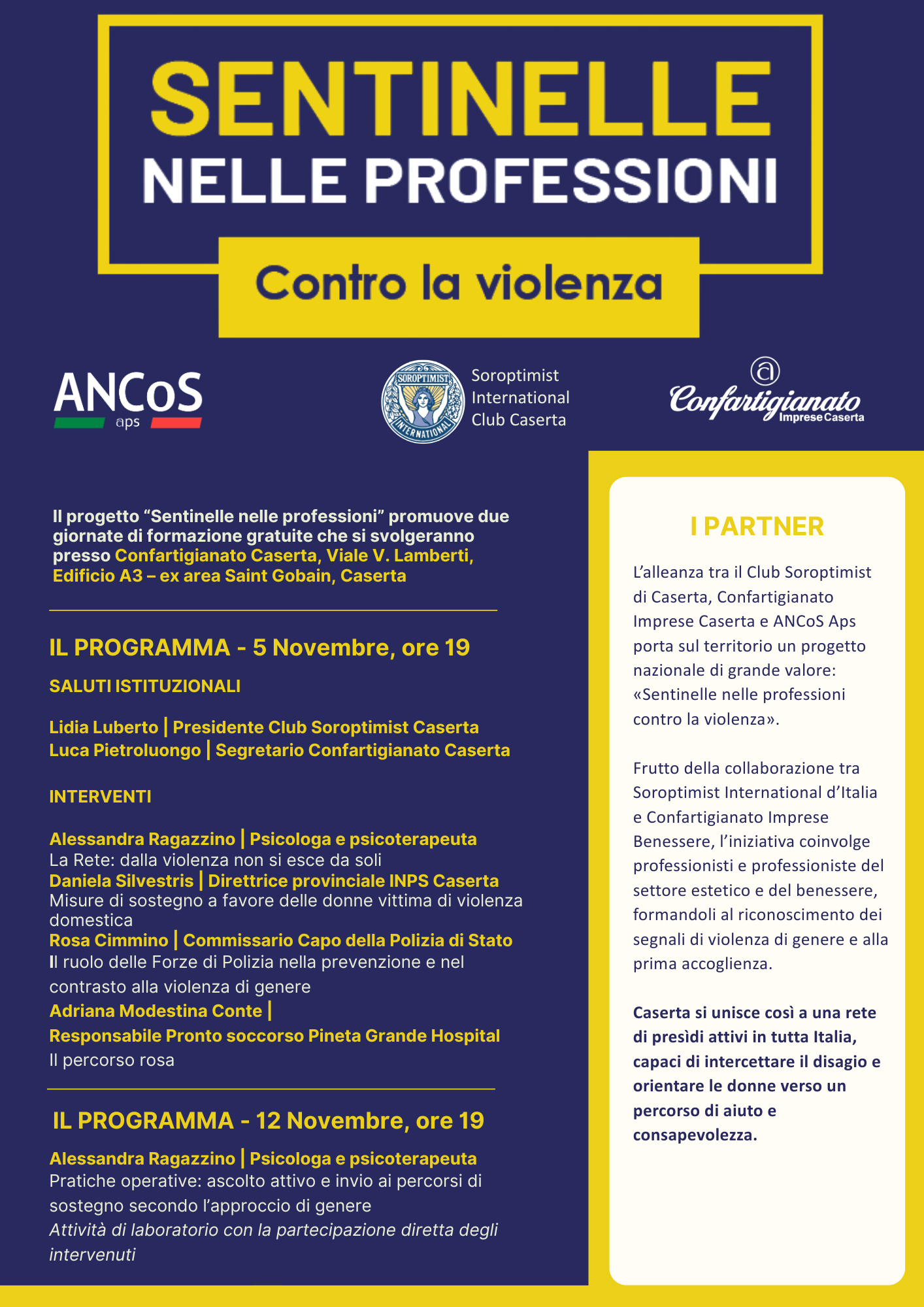  “Sentinelle nelle professioni”: la formazione che protegge e accoglie