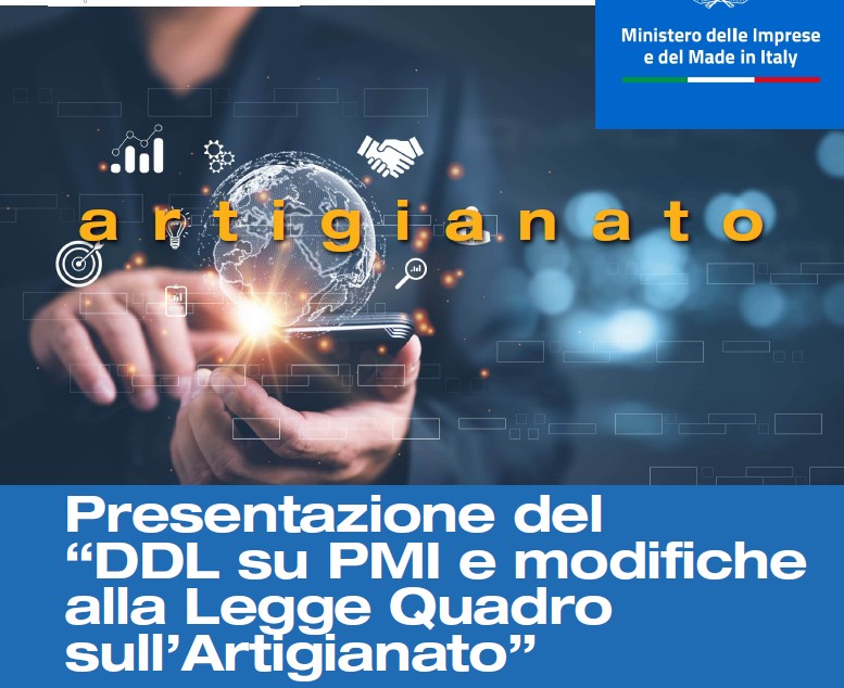 DDL PMI e Legge Quadro sull’Artigianato, incontro con Urso e Cirielli